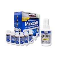 6 Minoxidil Líquido Kirkland + LOCIÓN MINOXIN 60ML